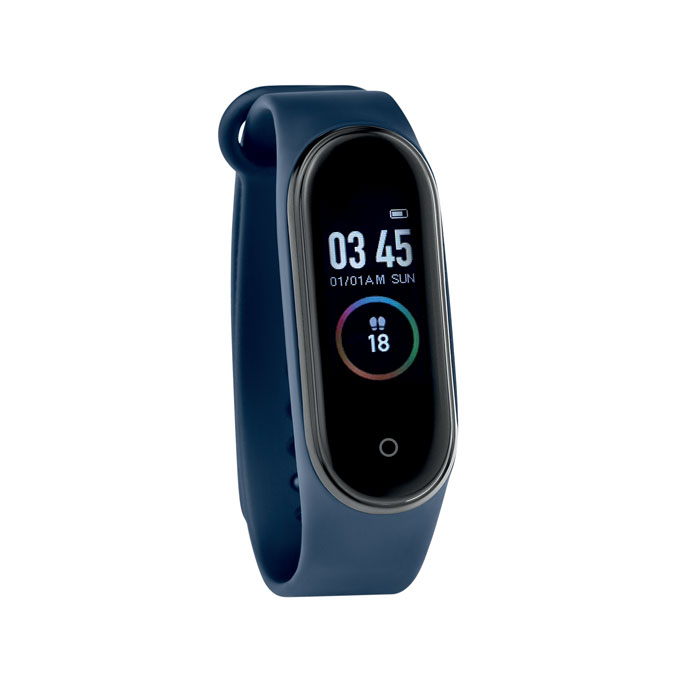 Montre de santé sans fil à personnaliser Arta Bleu marine